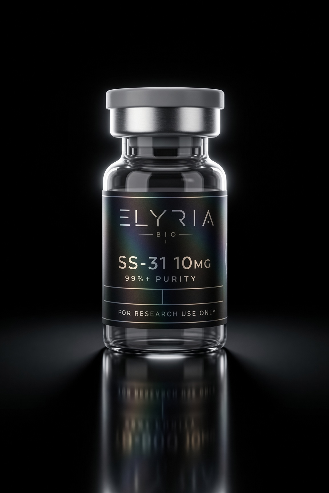 SS-31 10 mg lyophilized research vial by Elyria Bio